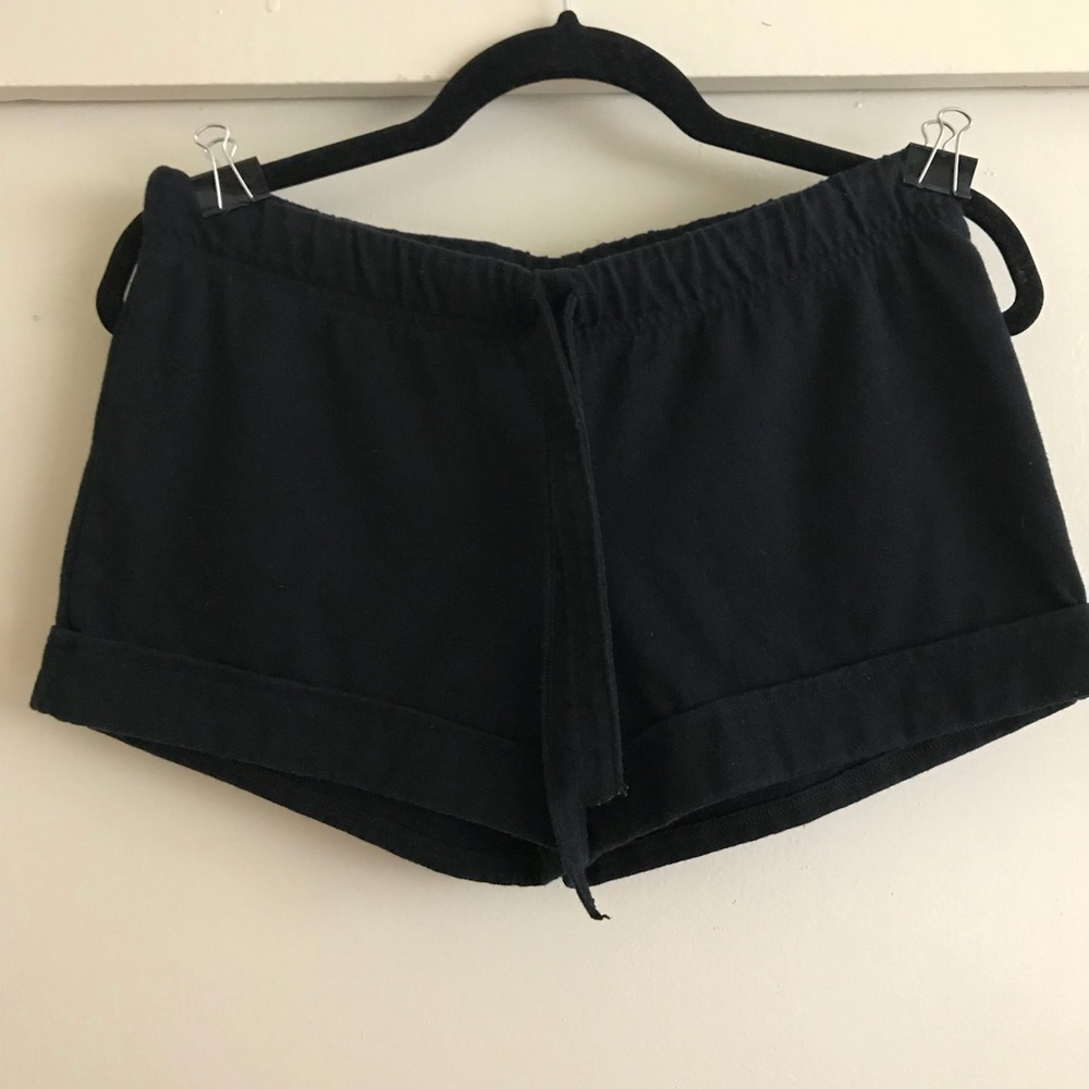 American Apparel Cuffed Jersey Lounge Shorts
